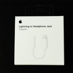 Adaptateur Apple Lightning vers Mini-Jack 3.5 mm Blanc - Câble